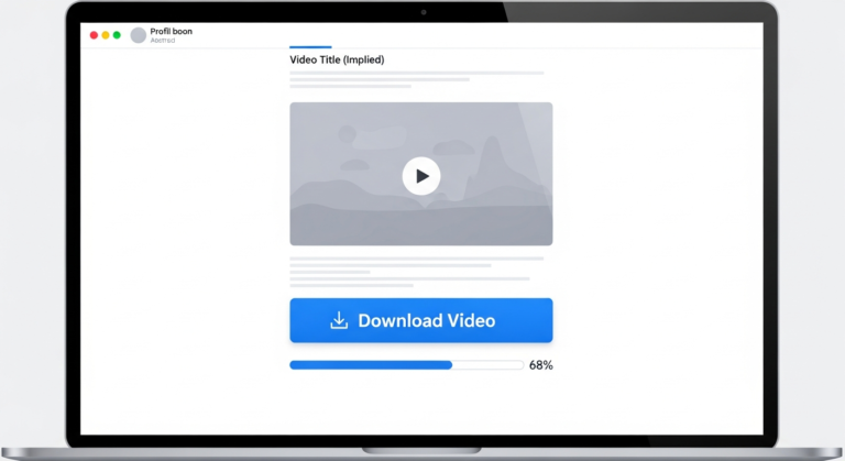 Step-by-step guide showing how to download Facebook videos for free