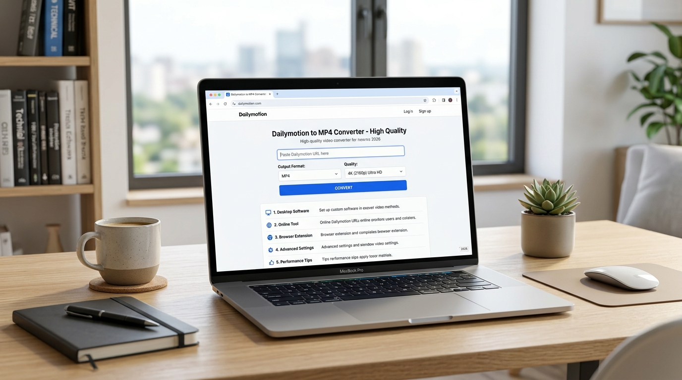 Dailymotion to MP4 Converter High Quality: 5 Best Methods in 2026