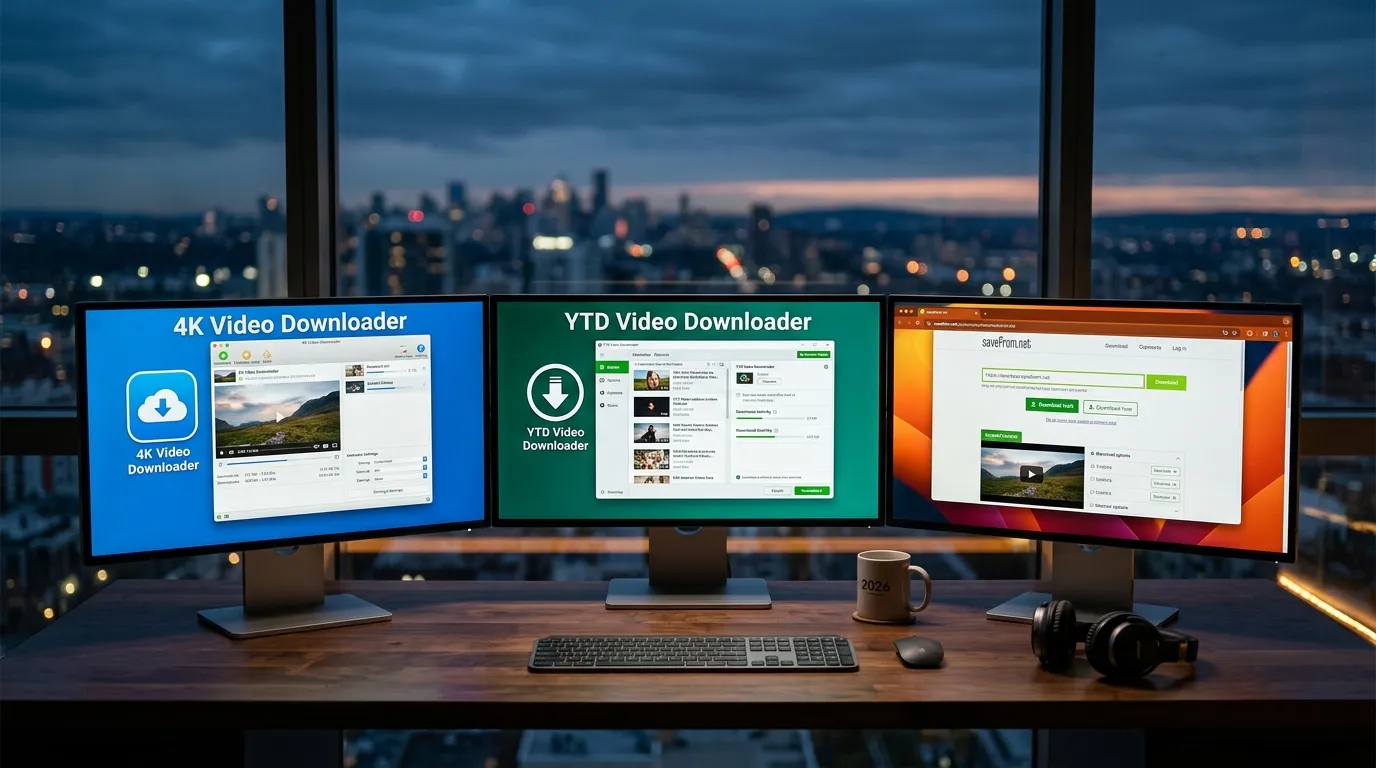 4K Video Downloader vs YTD vs SaveFrom: Which One Actually Works in 2026?